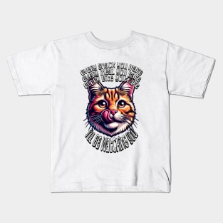 I'll Be Watching You - Cat Kids T-Shirt